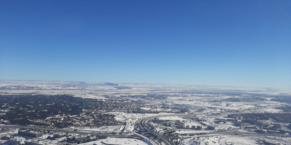 Antes de salir a la carrera presta atención a los colores de la nieve