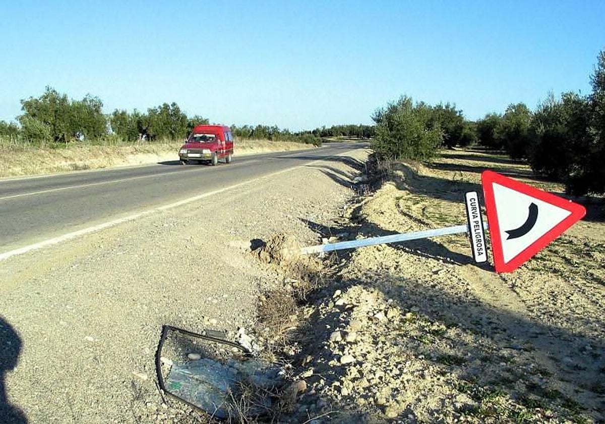 El mal estado de las carreteras puede provocar accidentes