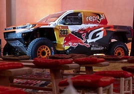 Así son los coches del equipo Toyota-Repsol para el Dakar 2026