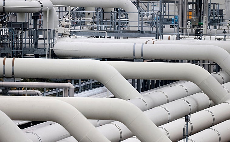 Imagen principal - La amenaza del racionamiento de gas socava el tabú del fracking en Alemania