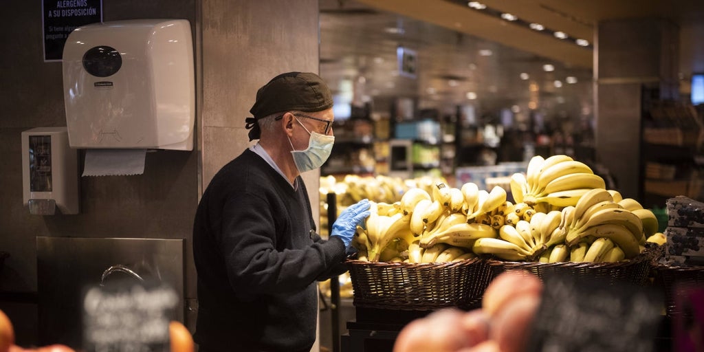 El interior de un supermercado