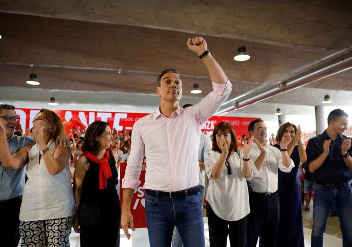 El presidente del Gobierno, Pedro Sánchez