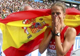 La atleta catalana que lloró amargamente bajo la bandera de España