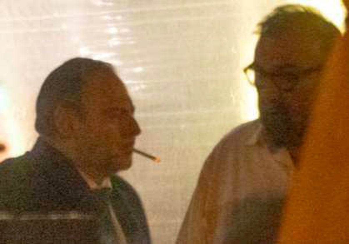 José Luis Ábalos y Koldo García en una reunión en el restaurante La Chalana el pasado 10 de enero