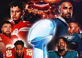 Super Bowl 2025: horario y dónde ver en televisión y online la final de la NFL entre los Kansas City Chiefs y Filadelfia Eagles hoy