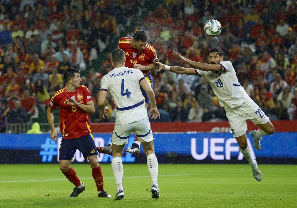 Alineación de España ante Países Bajos, partido de la Nations League hoy