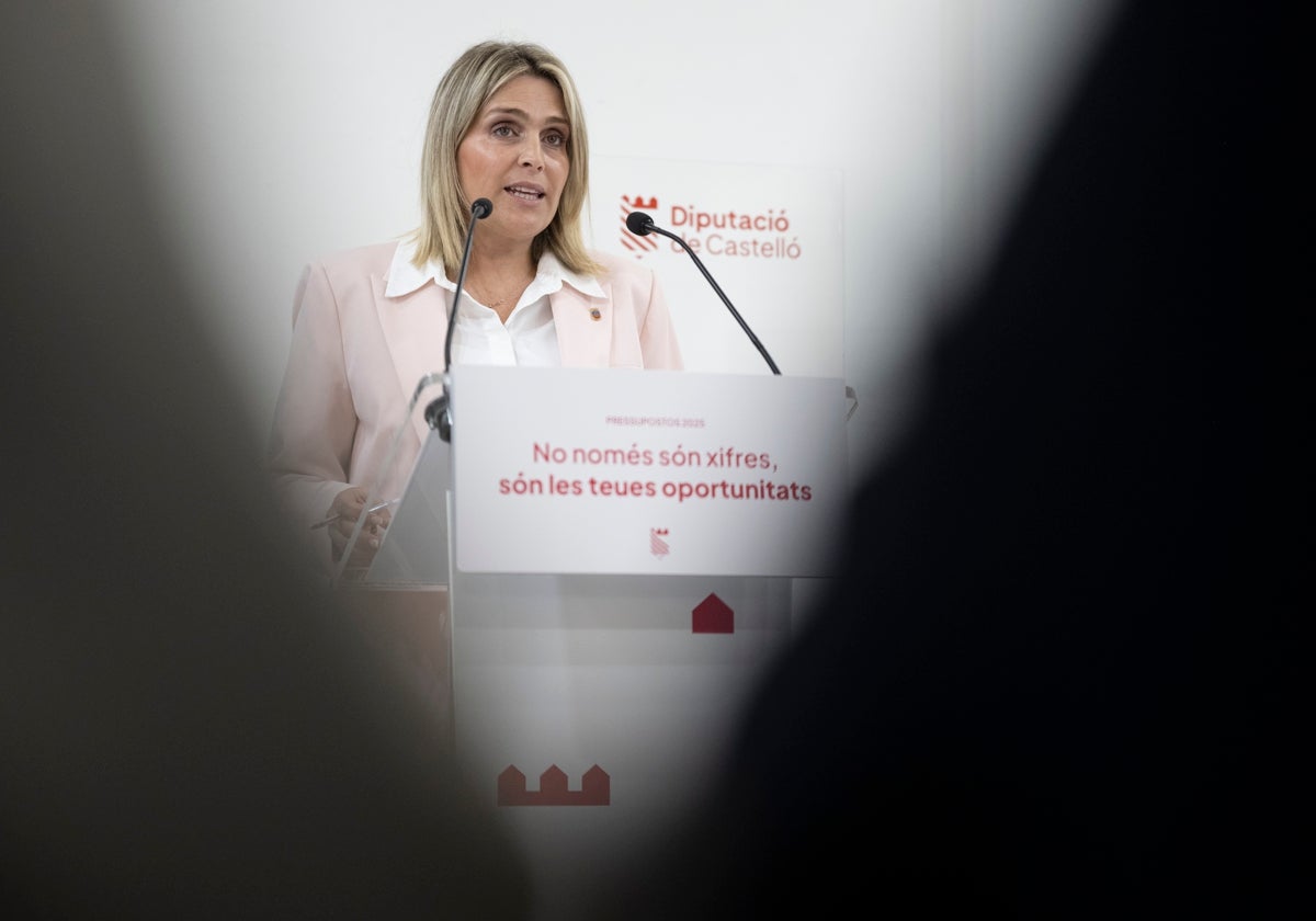 Imagen de la presidenta de la Diputación de Castellón, Marta Barrachina