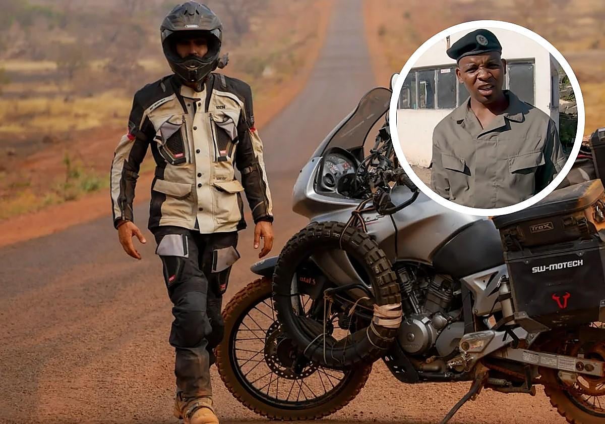 Un español que recorre África alucina con lo que le dicen los policías en la aduana: «Para tu amigo»