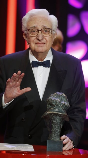 Mariano Ozores recibió el Goya de Honor en 2016