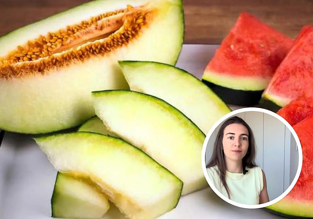 Una nutricionista explica por qué no debes comprar melón o sandía en el supermercado si está partida por la mitad: «Aumenta el riesgo de...»
