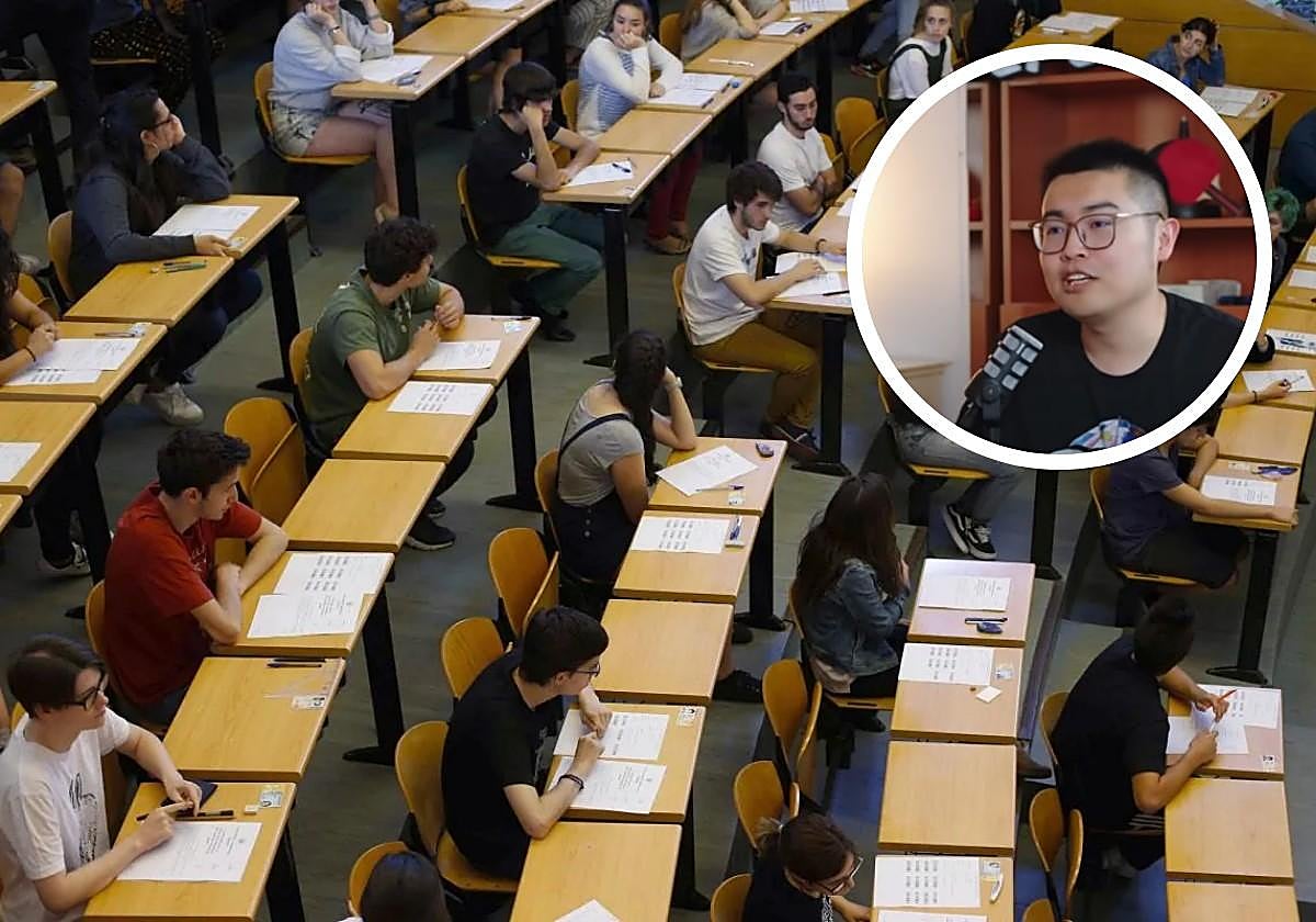 Un chino que vive en España señala las diferencias de la selectividad con España: «Dicen de no comer sandía»