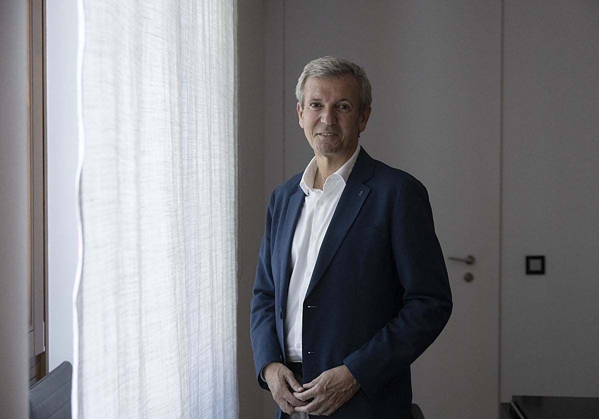 El presidente de la Xunta, Alfonso Rueda