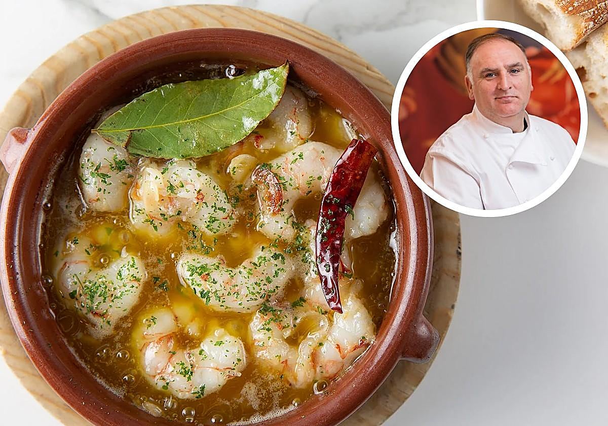 El chef José Andrés explica cómo cocinar las gambas al ajillo para que queden deliciosas: el truco no está en la guindilla