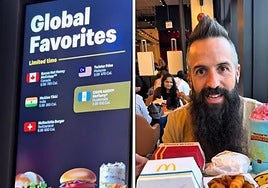 Visita el único McDonald's del mundo en el que puedes comprar platos de otros países: «A veces hacen fantasías por el mundo»