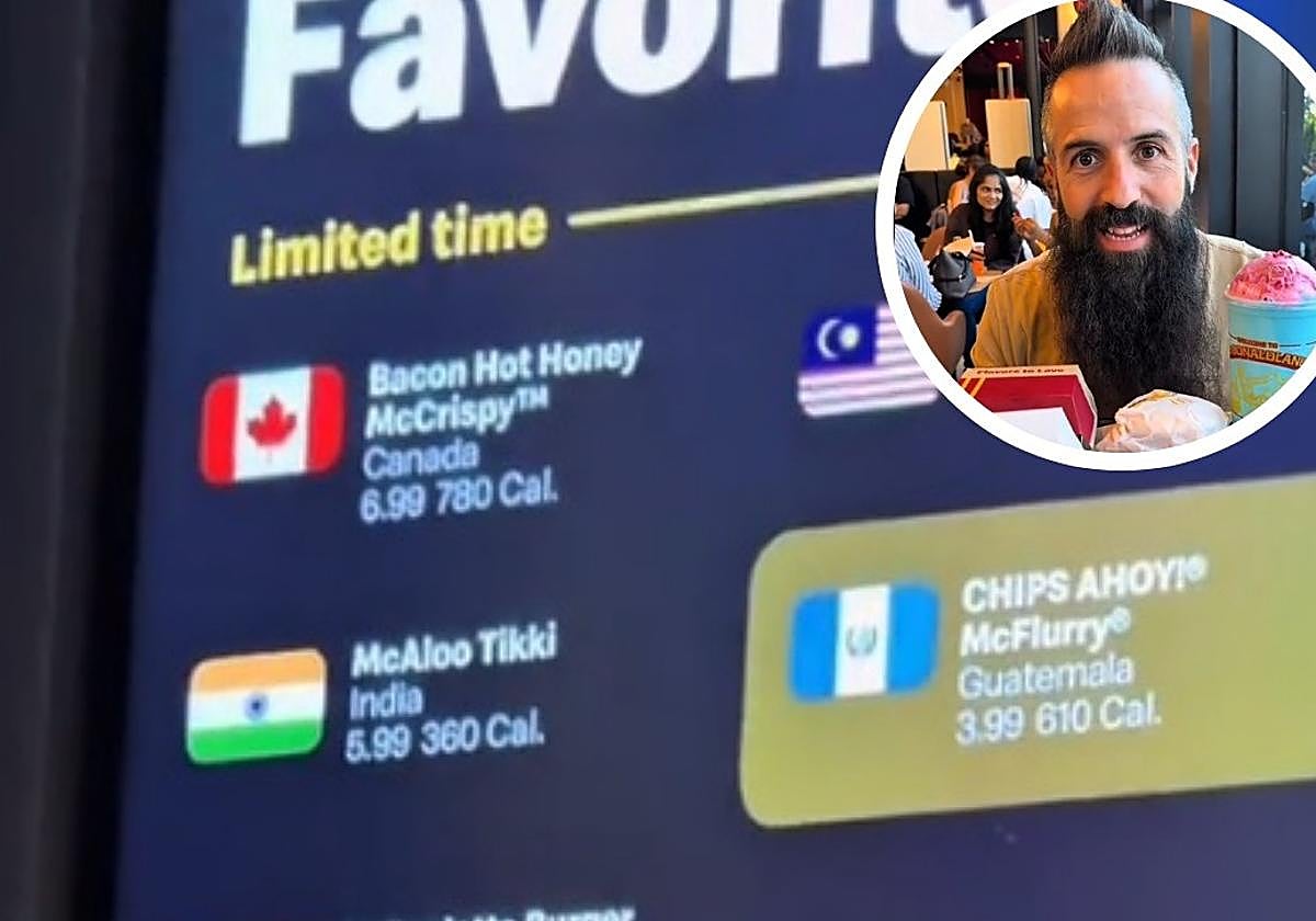 Visita el único McDonald's del mundo en el que puedes comprar platos de otros países: «A veces hacen fantasías por el mundo»