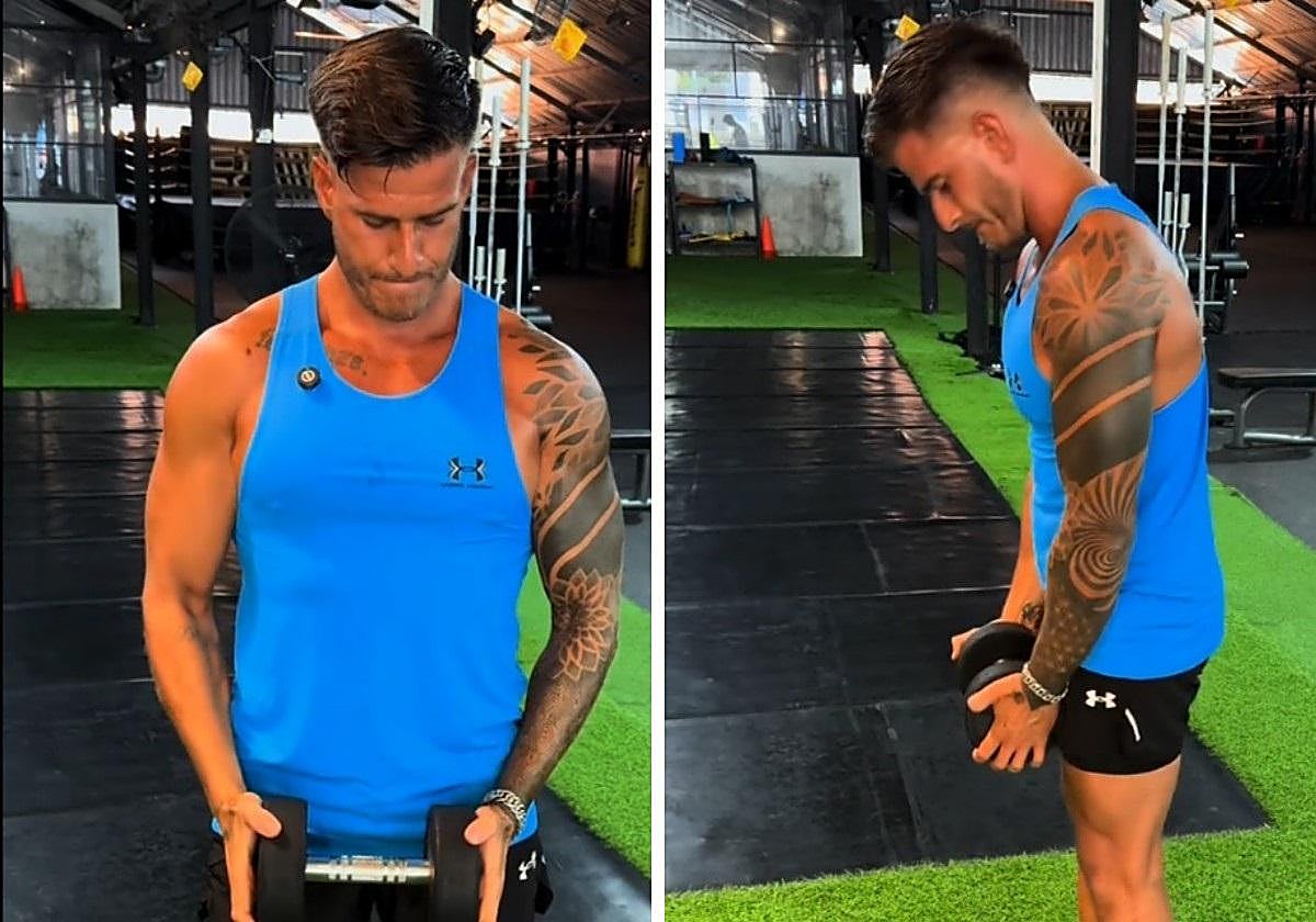 Un entrenador personal explica la mejor forma de perder grasa: «Solo necesitas una mancuerna»