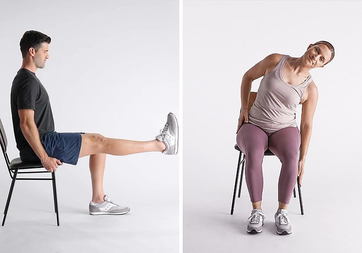 Cinco ejercicios que reducen la grasa abdominal después de los 50 años más rápido que los abdominales: solo necesitas una silla para hacerlos