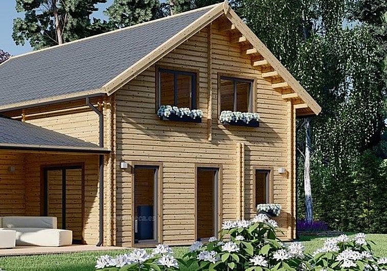 La casa prefabricada de 180 metros cuadrados, cinco habitaciones y enorme terraza por menos de 60.000 euros