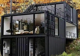 La casa prefabricada moderna y fácil de montar que es un éxito de ventas en Amazon: tiene tres pisos por menos de 45.000 euros