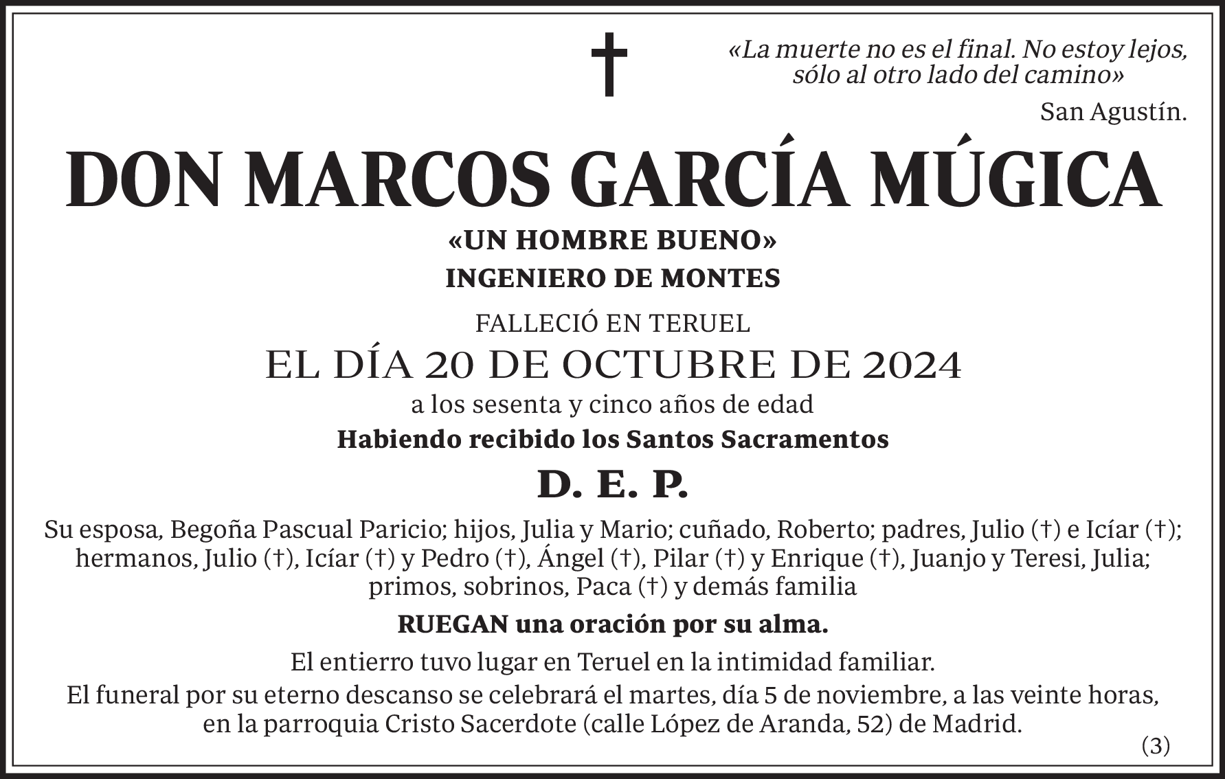 DON MARCOS GARCÍA MÚGICA