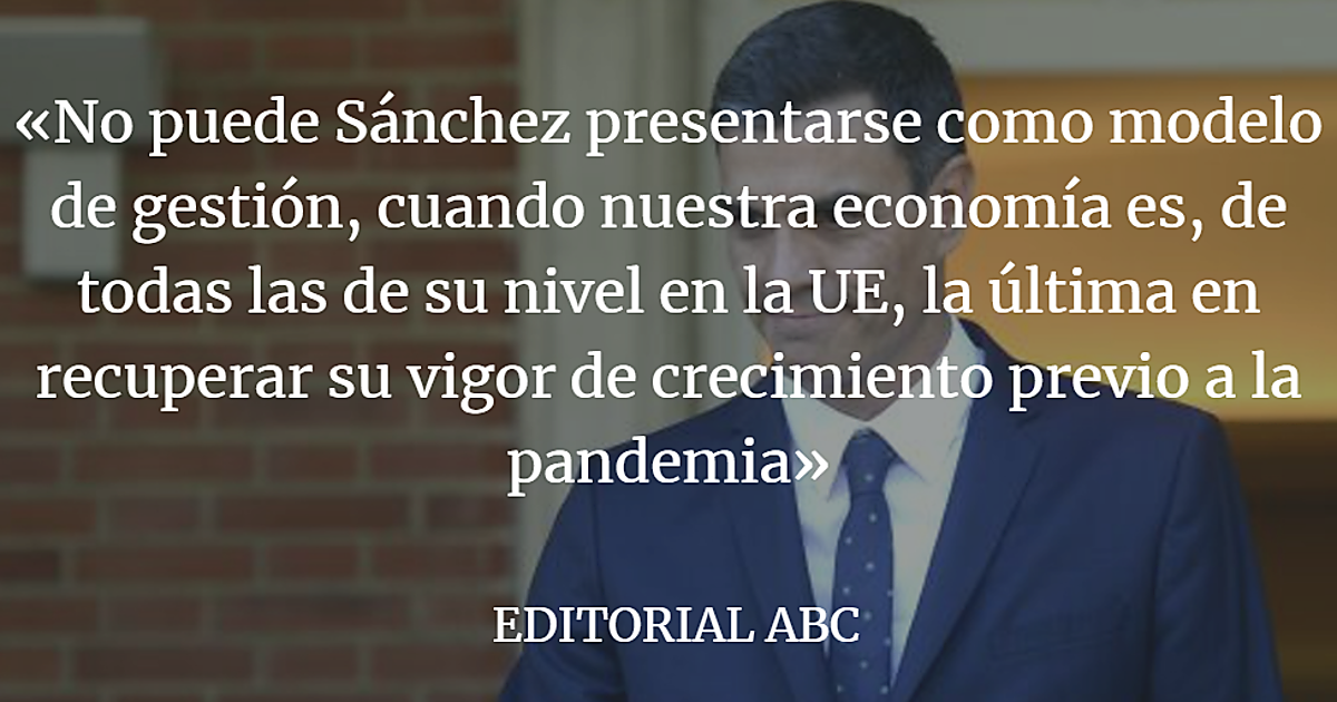 Sánchez ya mira al exterior