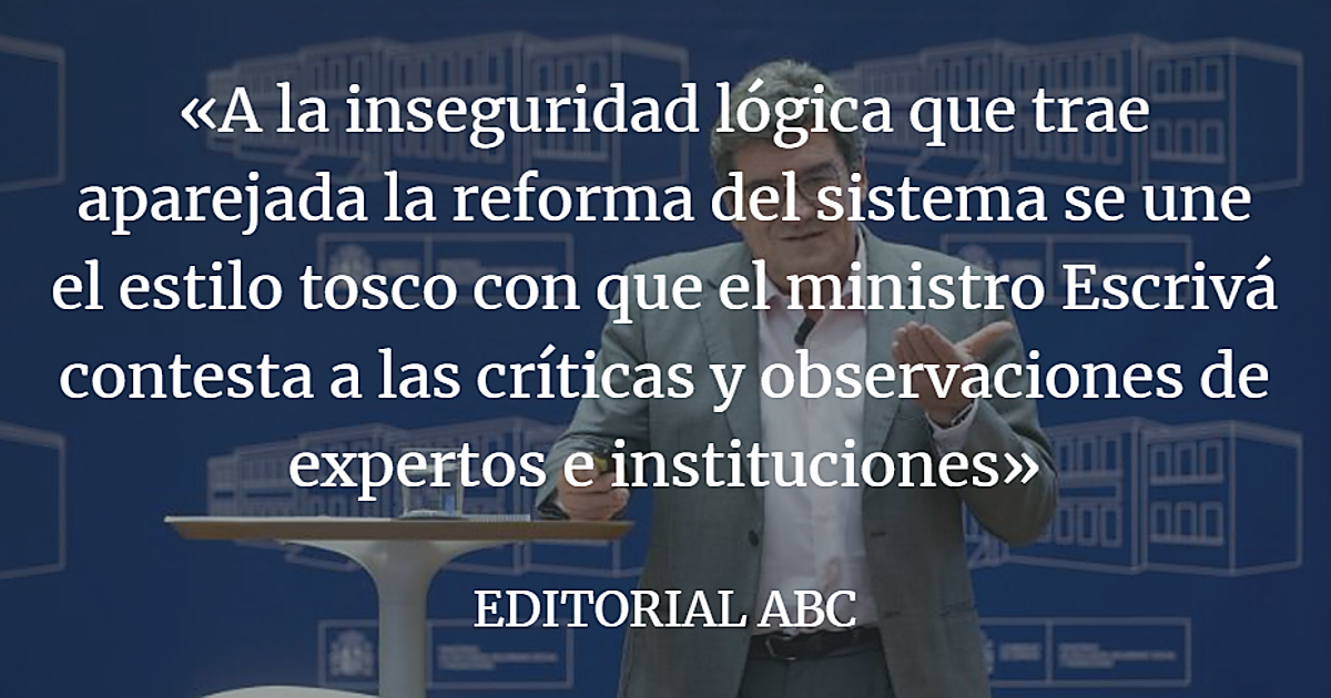 INCERTIDUMBRE CON LAS PENSIONES