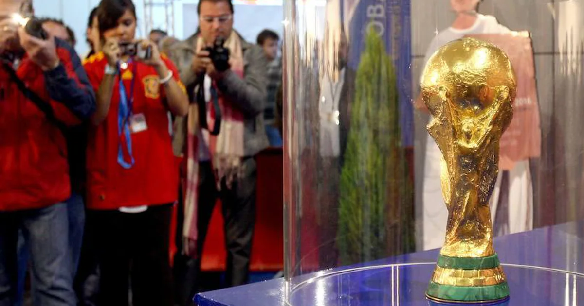 Tan cerca, pero tan lejos: el trofeo de la Copa del Mundo está en