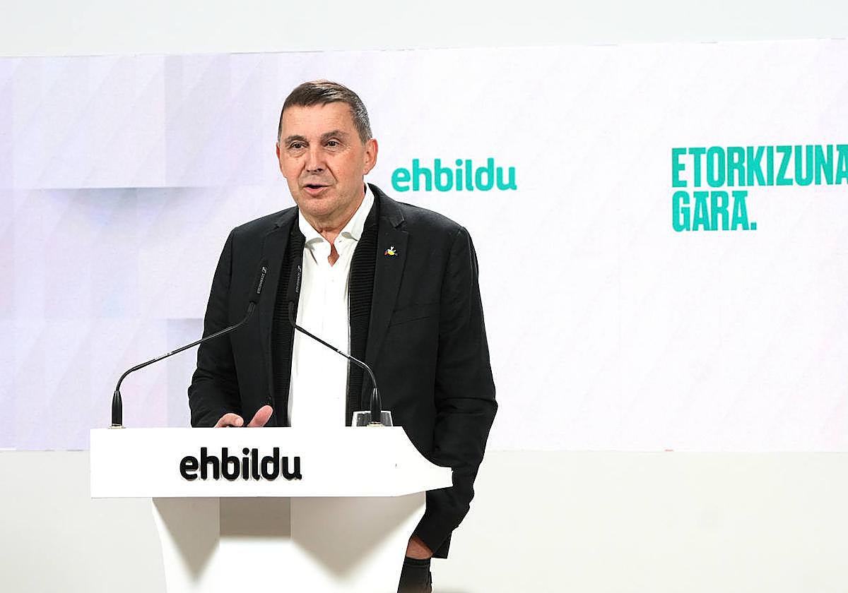 Arnaldo Otegi, secretario general de EH Bildu.