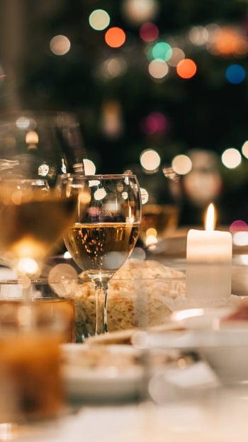 Una mesa de Nochebuena
