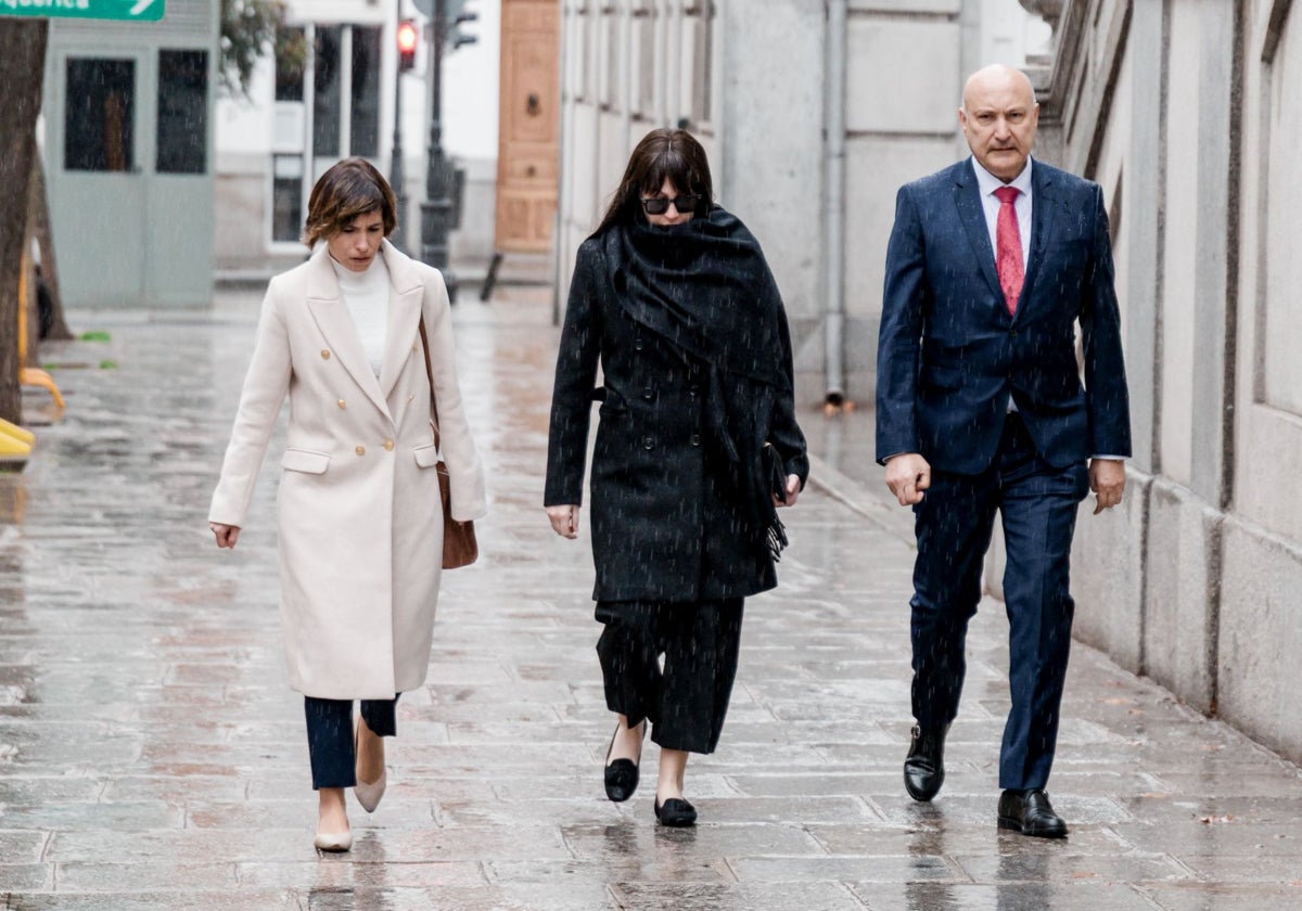 Jessica Rodríguez, a su llegada al Tribunal Supremo el 27 de febrero