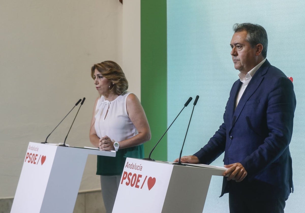 Susana Díaz y Juan Espadas