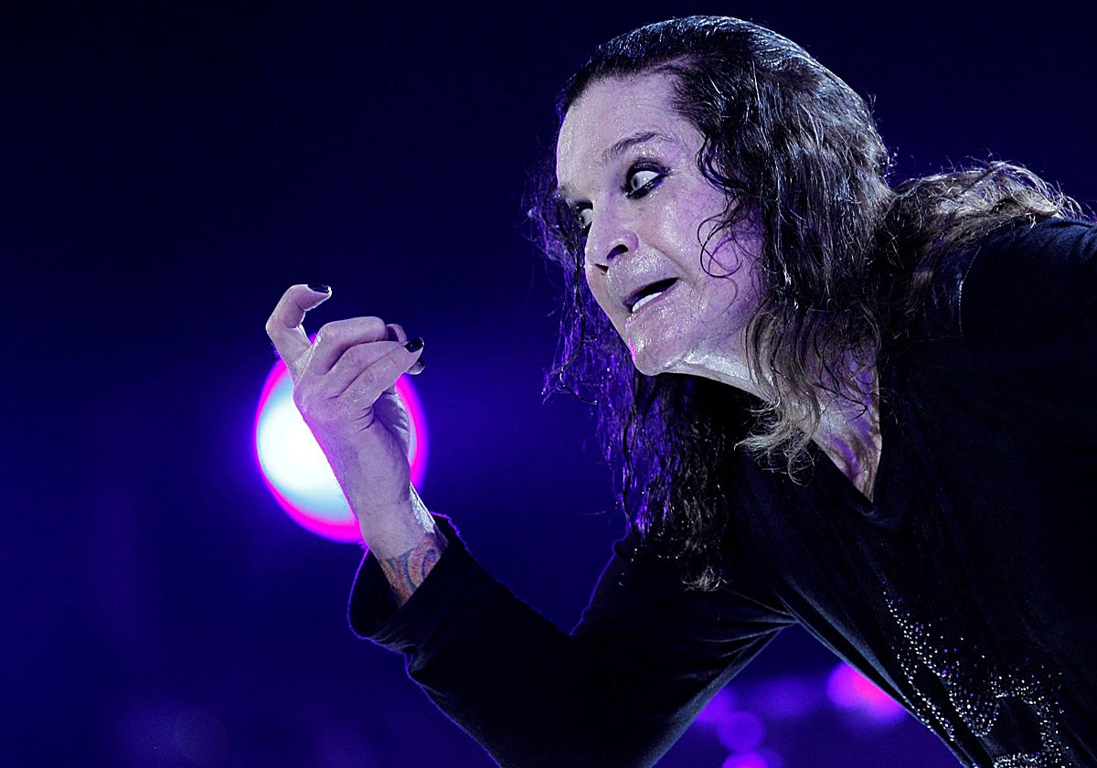 Ozzy Osbourne durante un concierto en Brasilia en 2011