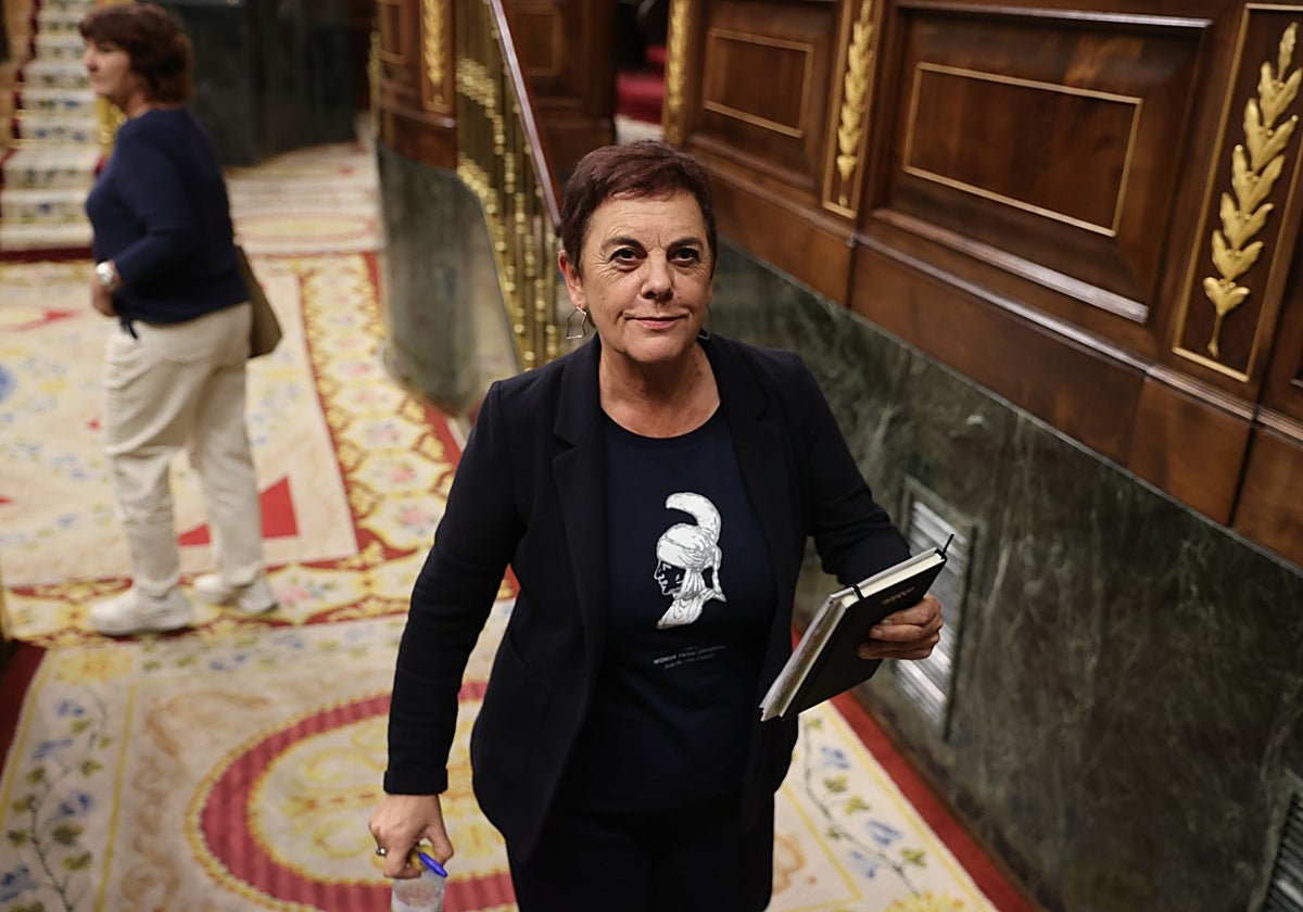 Mertxe Aizpurua, portavoz de Bildu en el Congreso