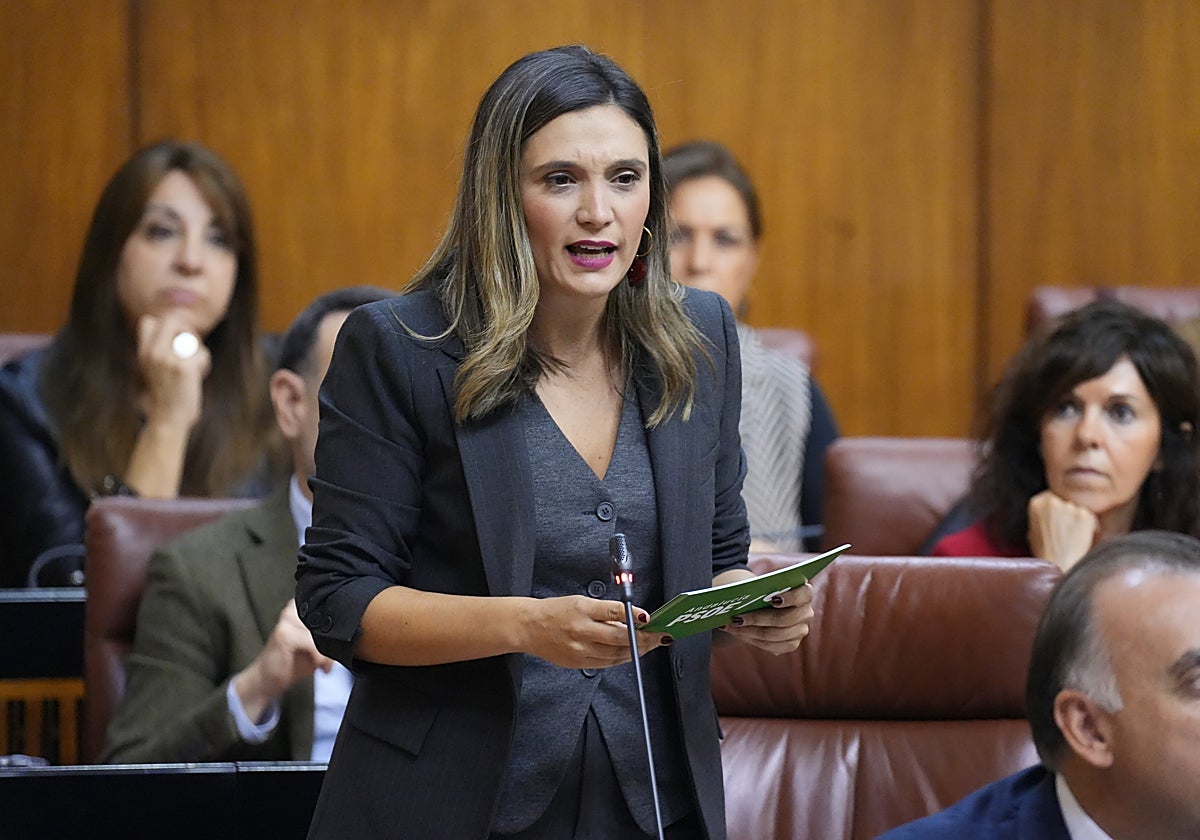 María Márquez, la portavoz parlamentaria del PSOE-A