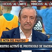 Josep Pedrerol defiende de manera magistral a Vinicius con una 'jugada' que nadie esperaba