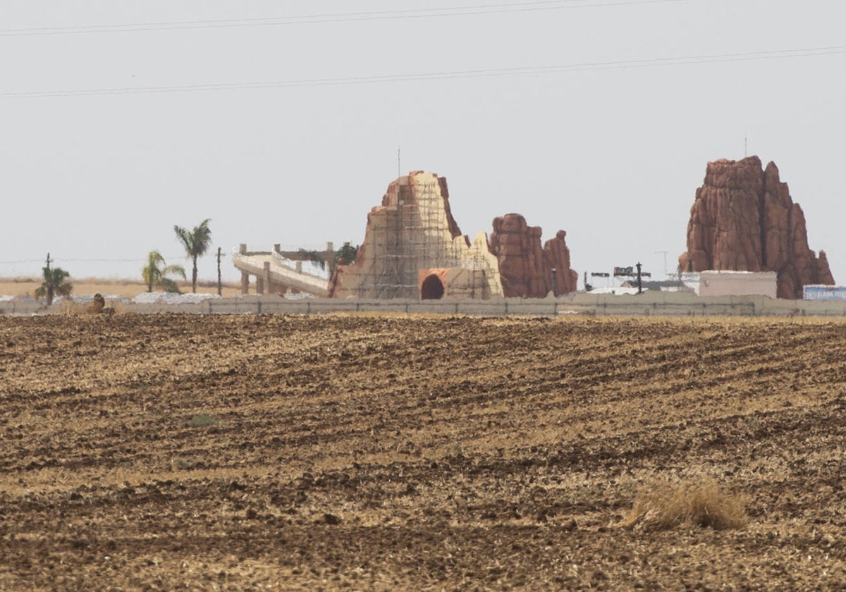 Rodaje de la película 'Asteroid City', de Wes Anderson, en Chinchón