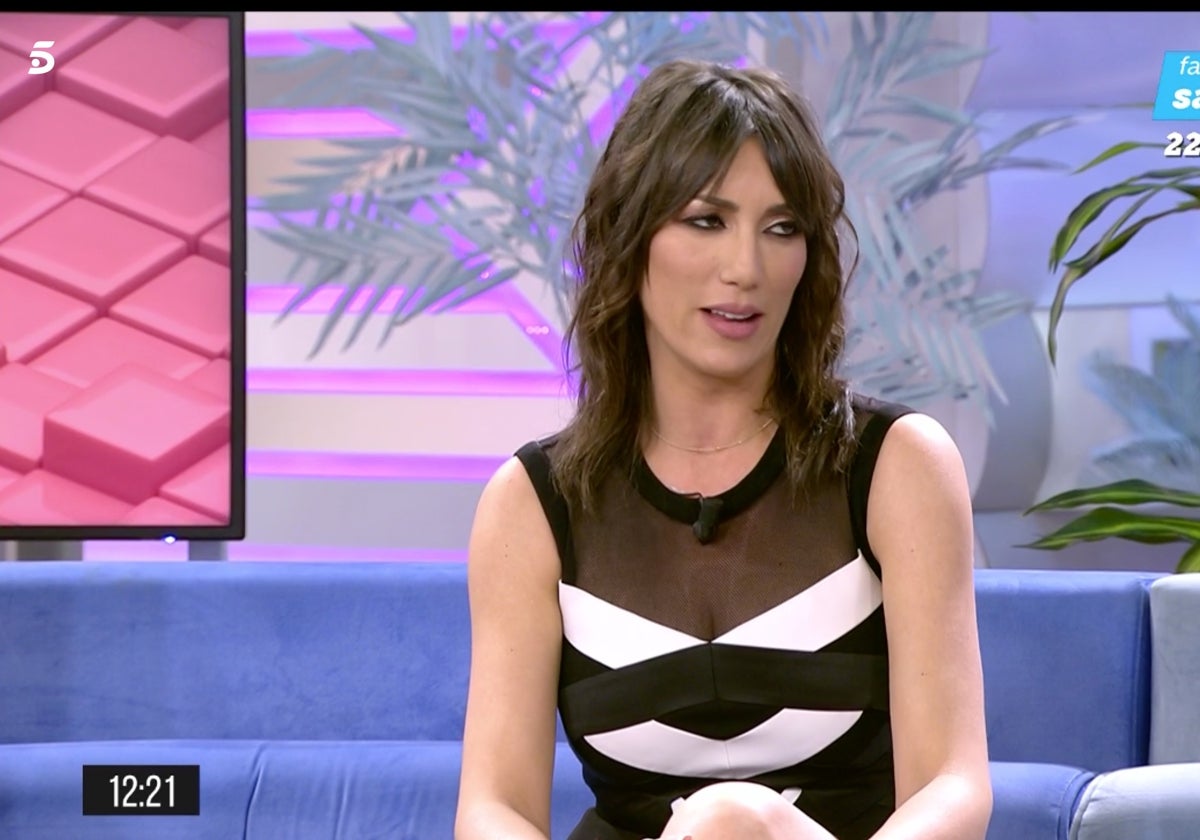  Patricia Pardo, durante la tertulia de 'El club social' de 'El programa de Ana Rosa'.