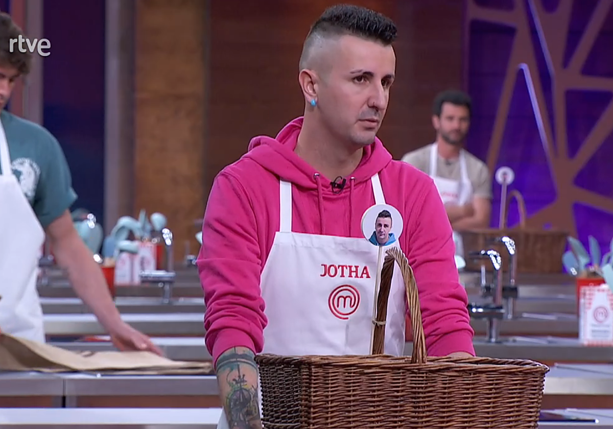 Jotha en la prueba de los robos de 'Masterchef'
