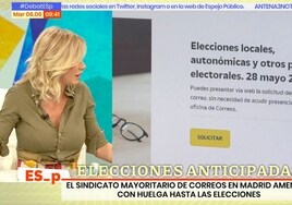 Susanna Griso eleva una rotunda queja a Correos ante las elecciones: «Como yo, muchísima gente»