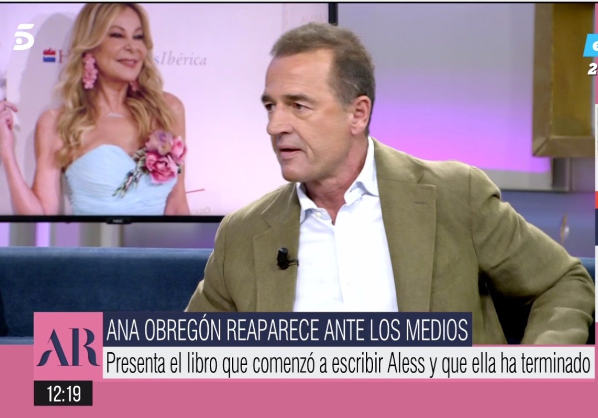 Alessandro Lecquio se ha manifestado por primera vez del libro 'El chico de las musarañas' en 'El programa de Ana Rosa'.