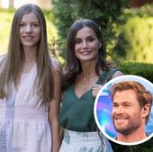 La Reina Letizia y la Infanta Sofía visitan 'El Hormiguero' para conocer a Chris Hemsworth