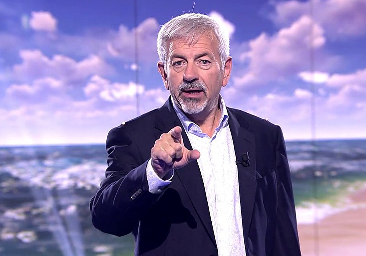 Carlos Sobera en la 16ª gala de 'Supervivientes'