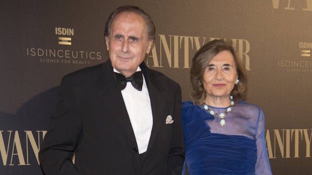 Jaime Peñafiel y su esposa, Carmen Alonso