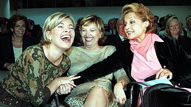 Terelu Campos, María Teresa Campos y Carmen Sevilla