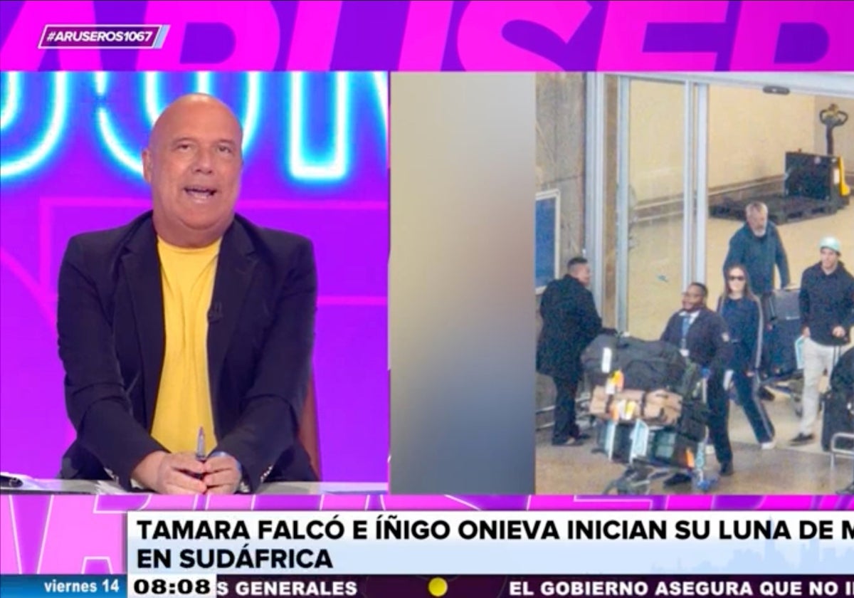 Alfonso Arús ha hablado esta mañana de Tamara Falcó e Íñigo Onieva en 'Aruser@s'.