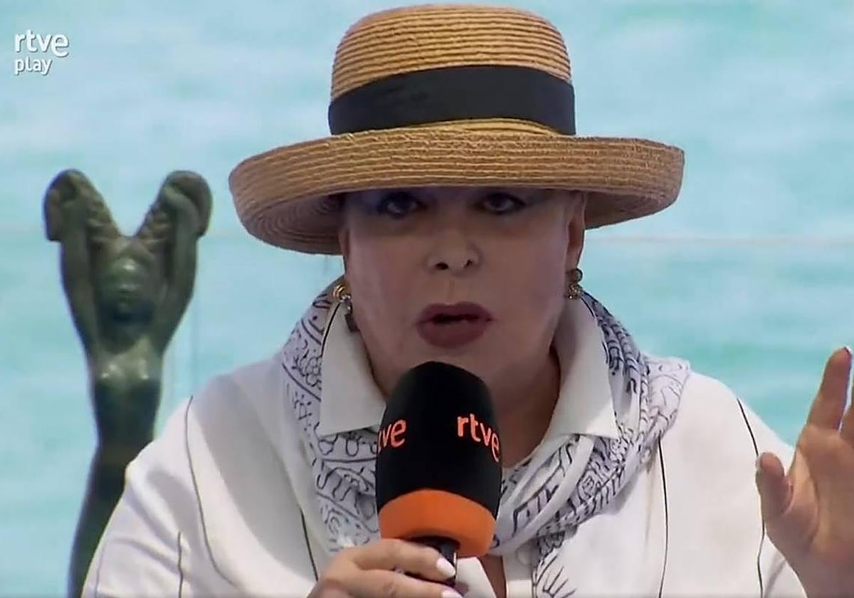 Massiel, durante la presentación del Benidorm Fest 2024