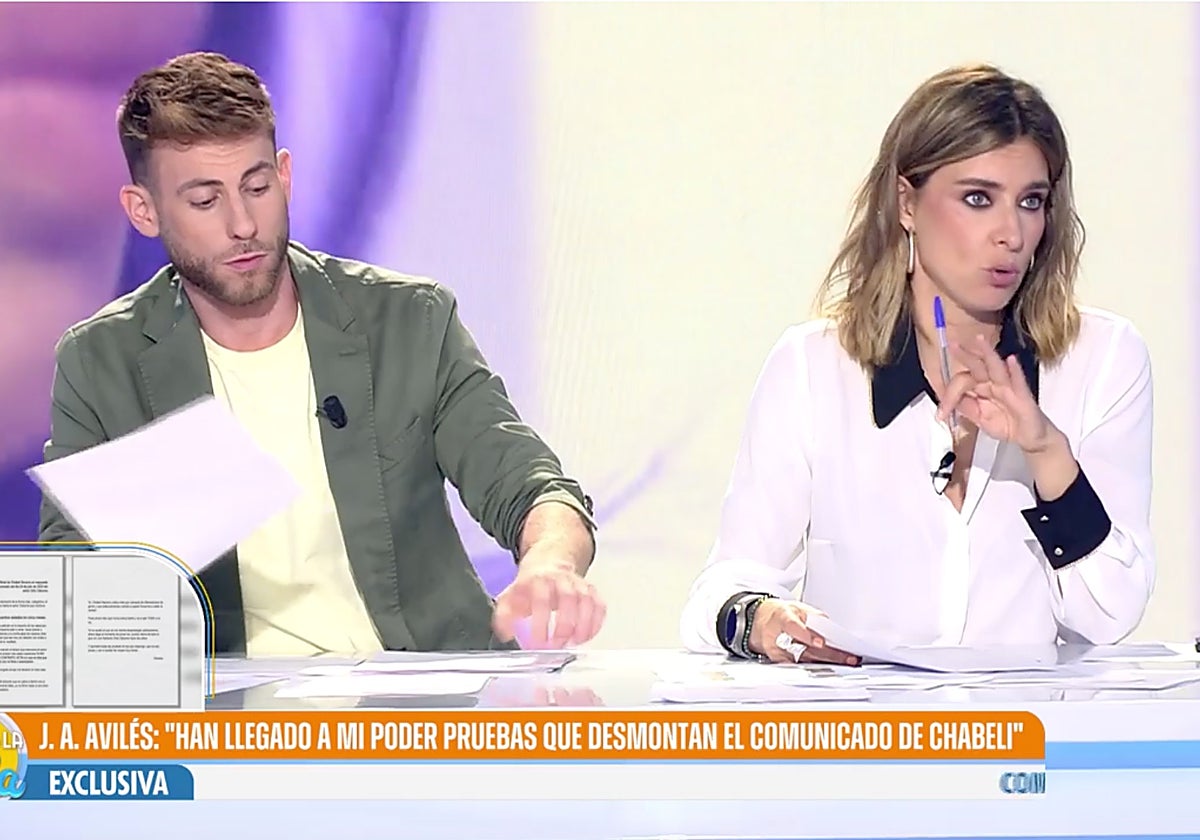 Sandra Barneda paró los pies a José Antonio Avilés en 'Así es la vida'.