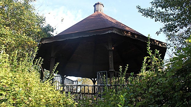 Pérgola del 3210 de Bunker Hill, en Maryland
