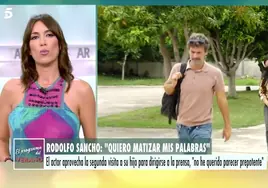 Patricia Pardo hace las paces con Rodolfo Sancho tras su encontronazo con los medios