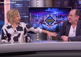 Karra Elejalde se 'mosquea' con Pablo Motos por monopolizar la entrevista hablando de 'Ocho apellidos vascos'